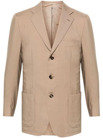 Kiton Blazer monopetto - Marrone
