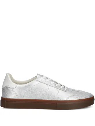 Vagabond Cody metallic leather sneakers - Silver