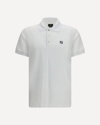 Fendi FF logo piqu&eacute; Polo Male M