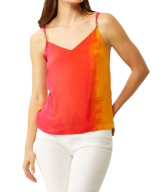 ECRU Cruz Cami With Beads In Mauritius Rainbow