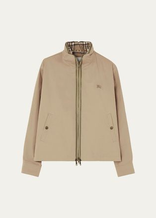 Burberry Mens Cotton Twill Jacket with Gilet