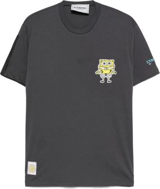 Iceberg T-shirt con stampa - Grigio