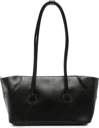 Marge Sherwood Schoudertas - Dames - Schoudertassen - Zwart - ONE Size - Leer - Tassen