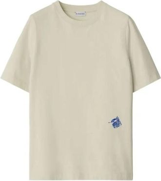 Burberry Equestrian Knight Print Cotton T-Shirt, Size X-Small