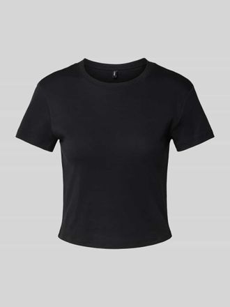 Only Slim Fit T-shirt aus reiner Baumwolle Modell ELINA in Black, Gr&ouml;&szlig;e XL