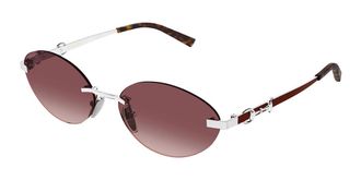 Gucci GG2051S 003 Womens Sunglasses Silver Size 58