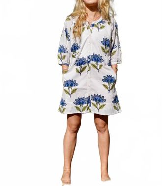 La Plage Luna Dress In Tulip Mughal