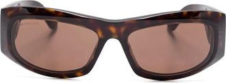 Balenciaga Occhiali da sole Bossy - Marrone