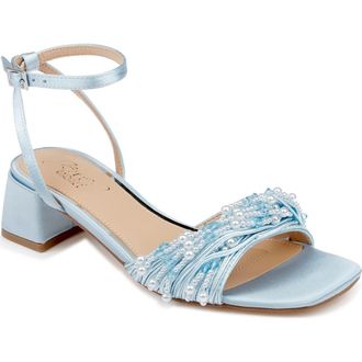Badgley Mischka Fallon Ankle Strap Sandal in Sky Blue at Nordstrom Rack, Size 8.5