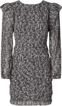 Pepe Jeans London Levetta Dress - Dames - Feestkleedjes - Zwart - S - Polyester - Kleedjes