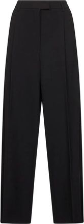 Blanca Vita Pantaloni dritti con pieghe - Nero