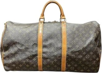 Louis Vuitton Pre-owned Keepall Bandouliere Monogram Boston bag - unisex - Vintage Weekendtas - Bruin - ONE Size - Vintage