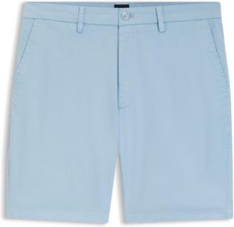BOSS Modern-fit shorts in stretch-cotton twill