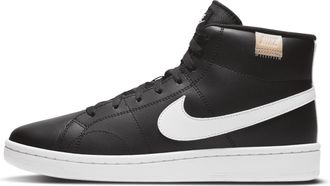 Nike Mens Court Royale 2 Mid Shoes in Black | CQ9179-001