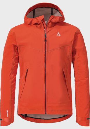 Sch&ouml;ffel Outdoorjacke SCH&Ouml;FFEL 2.5L Jacket Karma Trail M, Herren, Gr. 48, orange (5480, orange), Oberstoff : 100% Nylon (Membran: Polyurethan), regular fit, ho