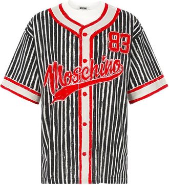 Moschino Multicolor Trompe Print T-shirt