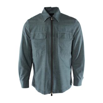 HUGO BOSS Jassen, Heren, Blauw, S, Polyester, P-Carper OS Jas