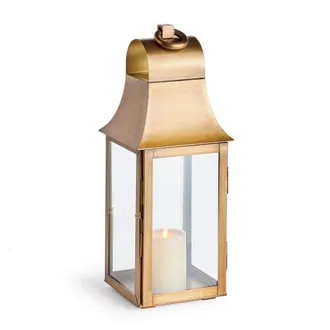 Napa Home & Garden Geneva Lantern in Gold at Nordstrom, Size Small
