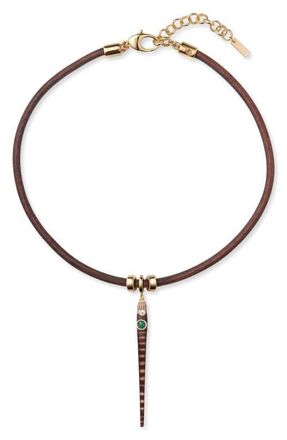 &Eacute;liou Selkie Sea Urchin Spine Pendant Necklace in Brown at Nordstrom, Size 15