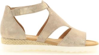 Gabor Womens Wedge Sandal In Muschell