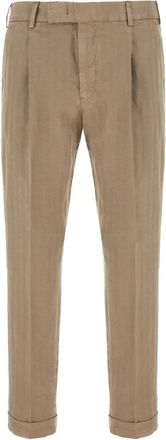 Pantaloni Torino Slim-fit Broeken - Heren - Slim Fit Broeken - Beige - M - Broeken