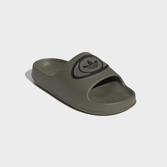 adidas Badesandale ADIDAS ORIGINALS ADILETTE 00S BADESCHLAPPEN, Herren, Gr. 40,5, olive strata, core schwarz, none, Synthetik, Schuhe Badesandale, Badelatsch