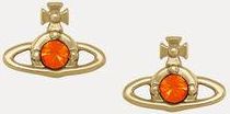 Vivienne Westwood Nano Solitaire Earrings Gold-sun-crystal Gold-sun-crystal Women