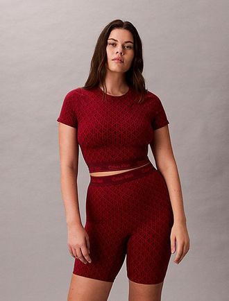Calvin Klein Top De Manga Corta Icon Shapewear Logo