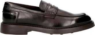 Doucal's Brown Slip On Loafers