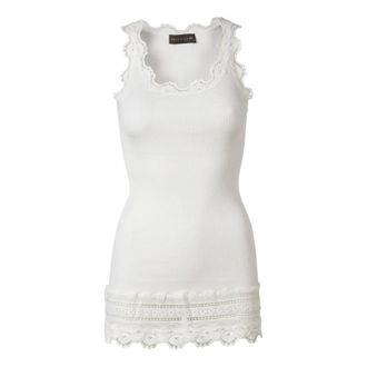 Rosemunde Top Blanco - Elegante y Estiloso - Tops - Mujer - Blanco - S