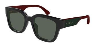 Gucci GG1670SK Asian Fit 005 Mens Sunglasses Black Size 52