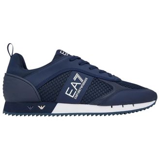 Emporio Armani Laces Sneakers - Heren - Sneakers - Blauw - 43 1/3 EU - Polyester - Schoenen