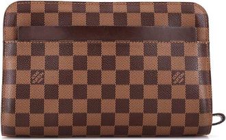 Louis Vuitton Brown Damier Pochette Saint Louis (Authentic Pre-Loved)