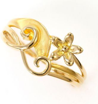 C&A Yellow Gold Yellow Gold (18K) Band Ring (Pre-Owned)