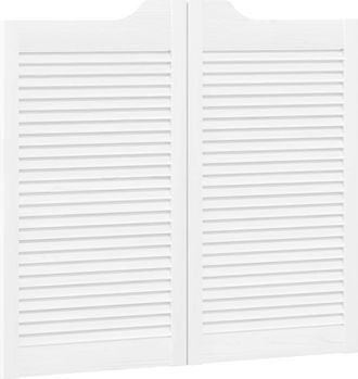 vidaXL Puertas Batientes 90 X 50 Cm Madera De Pino Maciza Blanco Vidaxl