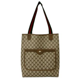 Gucci Borsa Tote Pre-owned in Pelle e PVC - - Pre-owned - Donna - Marrone - ONE SIZE