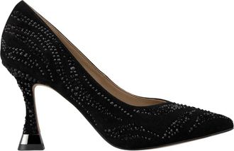 Alma En Pena Hoge schoen met strass detail - Dames - Pumps - Zwart - 35 EU - Schoenen
