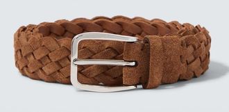 Brunello Cucinelli Braided suede belt