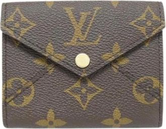 Louis Vuitton Pre-owned Wallets, female, Brown, Size: ONE SIZE Pre-owned Canvas wallets