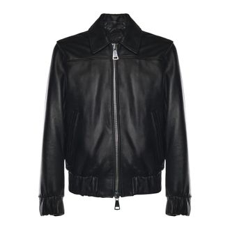 Giuliano Galiano Heren, Jassen, Zwart, Maat: XL Leer