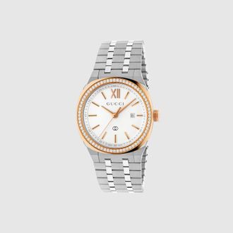 Gucci 25H Watch, 30mm, Steel, Steel