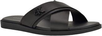 Calvin Klein Elern Slide Sandal in Black at Nordstrom Rack, Size 10