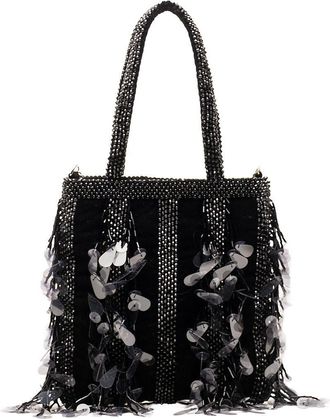 Frances Valentine Gatsby Mini Velvet Tote
