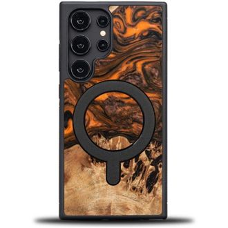 OEM Funda Bewood Unique Para Samsung Galaxy S25 Ultra - Naranja Con Magsafe