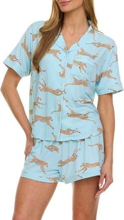 Flora Nikrooz Gabrielle Knit Pajamas in Seafoam at Nordstrom Rack, Size X-Large