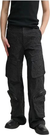 Heliot Emil Tapered Broeken - Heren - Straight fit broeken - Zwart - L - Polyester - Broeken