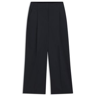 BOSS Relaxed-fit culottes in stretch cotton