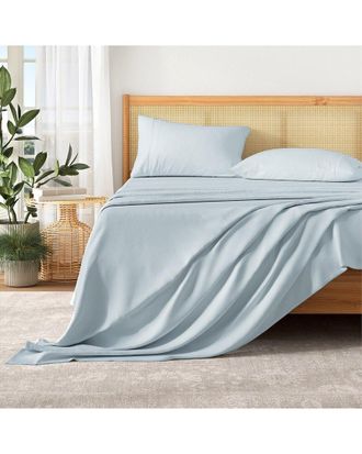 Patina Vie Maison Pre-Washed Ultra-Soft Solid Bed Sheet Set