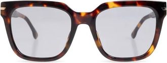 Victoria Beckham Rechthoekige Zonnebril - Dames - Zonnebrillen - Bruin - ONE Size - Accessoires