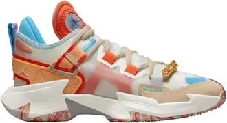 Nike Jordan Mens Why Not Zer0.5 - Basketball Shoes Sail/Purple Nebula/Camellia Size 10.0